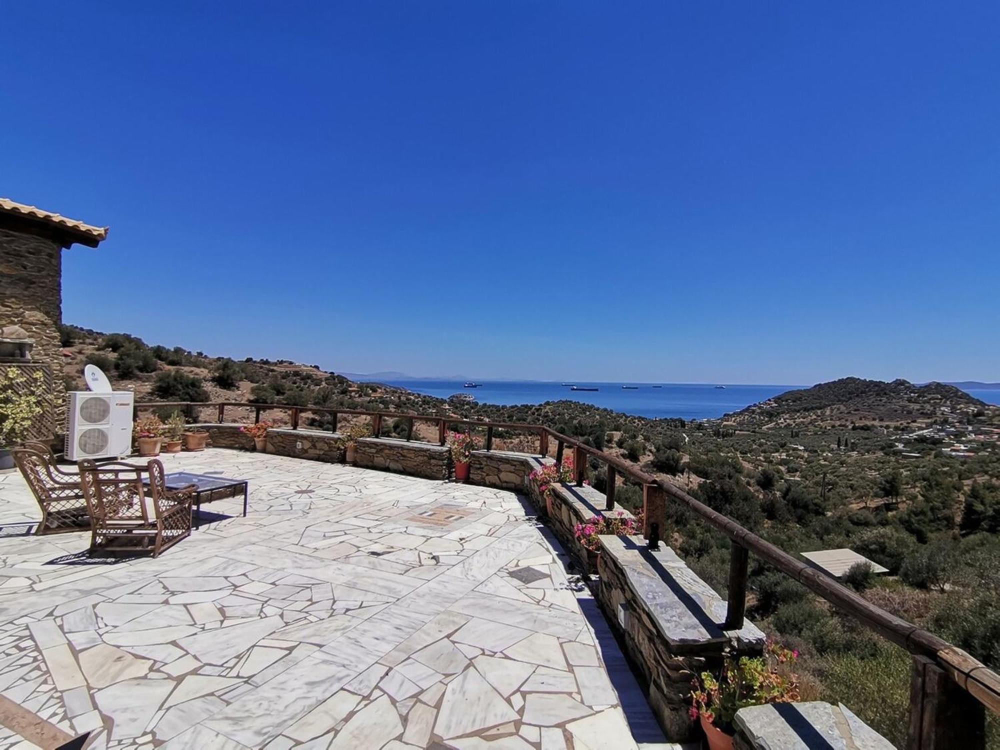 Saronic Citadel Seaside Villa Đảo Đảo Salamis Ngoại thất bức ảnh