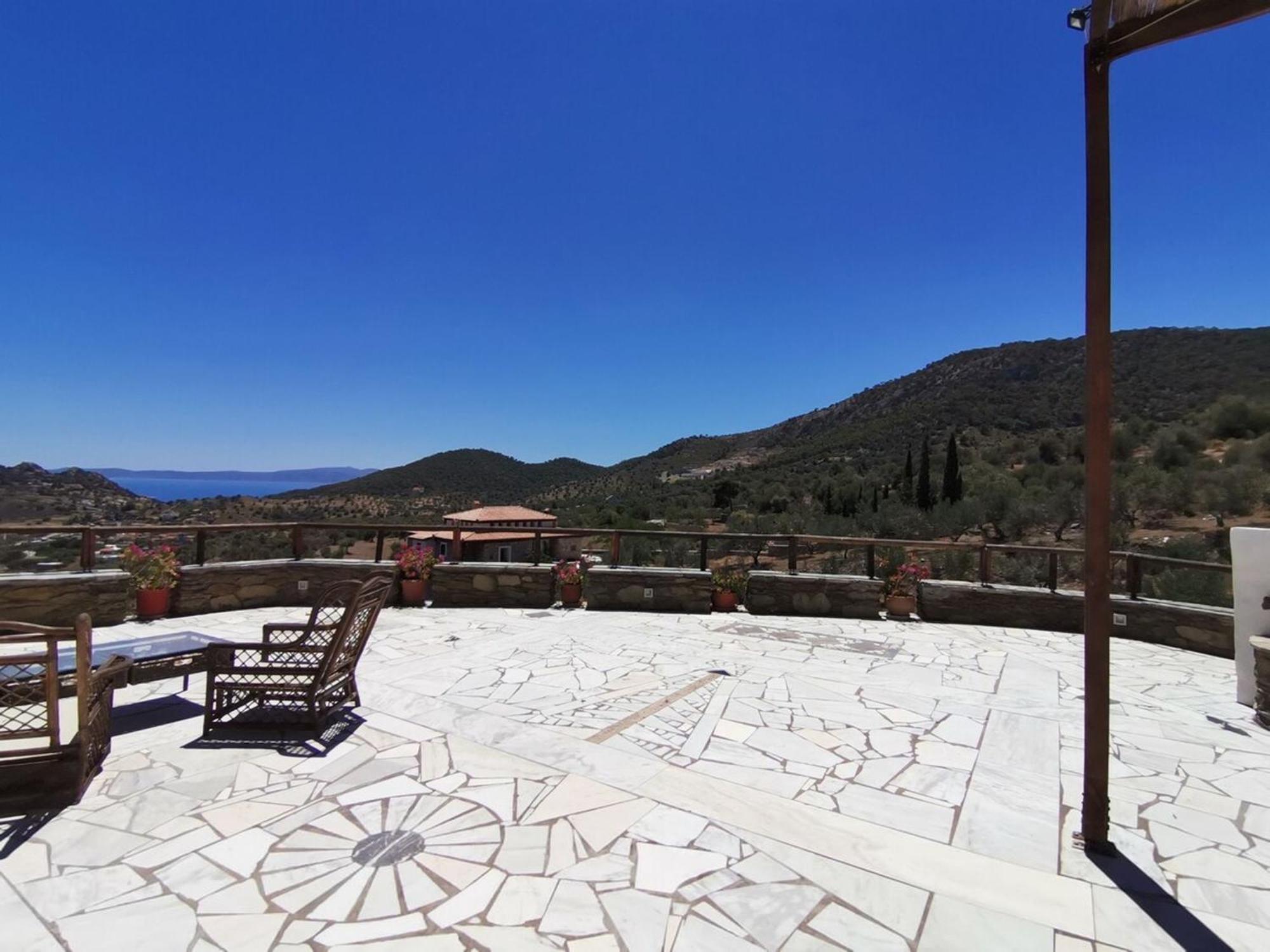 Saronic Citadel Seaside Villa Đảo Đảo Salamis Ngoại thất bức ảnh