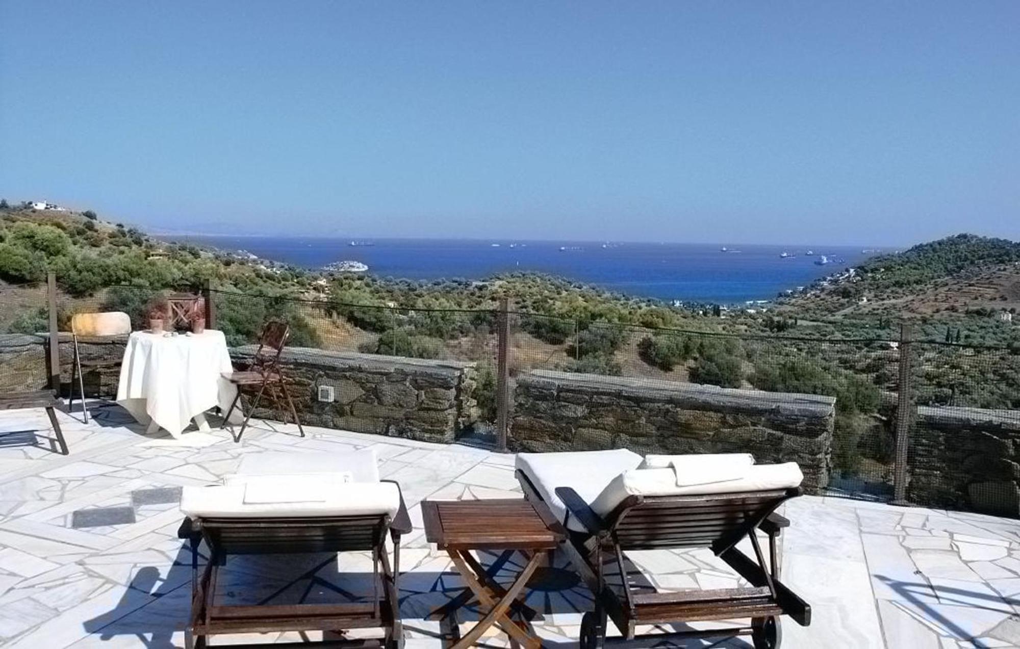Saronic Citadel Seaside Villa Đảo Đảo Salamis Ngoại thất bức ảnh